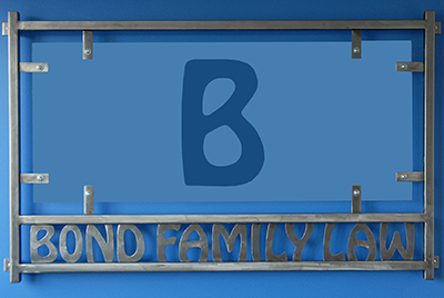 Bond Family Law office sign